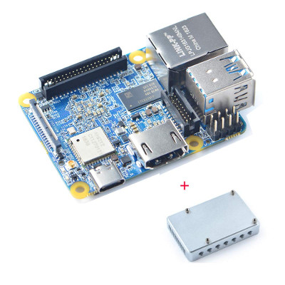 NanoPi NEO4 + 16GB eMMC with 1GB LPDDR3 Rockchip RK3399 ARM, Support Android 7.1 & 8.1