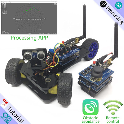 Freenove Three-wheeled Smart Car Kit for Arduino Enhanced