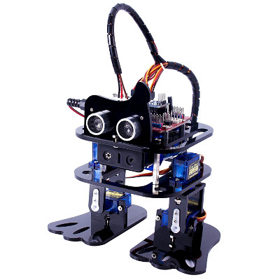 SunFounder DIY 4-DOF Robot Kit - Sloth Learning Kit Ultrasonic HC-SR04 Obstacle Avoidance Servofor Arduino Nano 