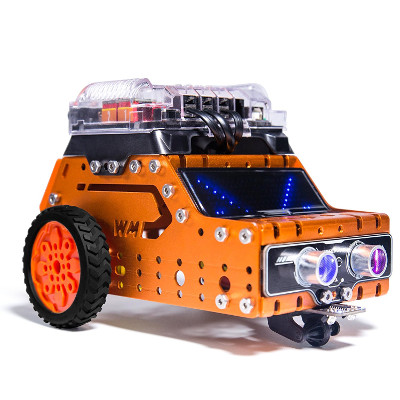 WeeeMake Super WeeeBot Stem Building Robot Kit Remote Control DIY Robotics Kit Education Arduino Programmable Kit Smart Car 