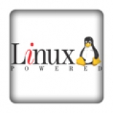 Badge Linux Powered Photo