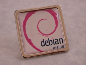 Spilletta quadrata Debian Inside da 25 mm Photo