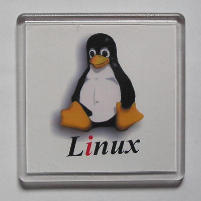 Sottobicchiere quadrato Linux Photo