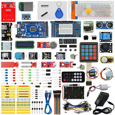Arduino MEGA 2560 Ultimate Starter Kits with MEGA 2560 R3, Servo Motor,modules,sensors