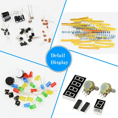 Arduino MEGA 2560 Ultimate Starter Kits with MEGA 2560 R3, Servo Motor,modules,sensors