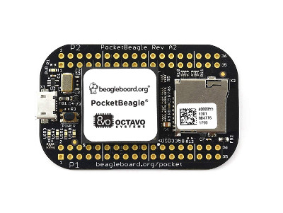 Pzsmocn 72 Expansion Ppin Headers with Power,Battery I/OS,High-Speed USB,8 Analog Inputs,44 Digital I/OS,PocketBeagle,Open-Source USB-Key-FOB Computer, OSD3358 Processor