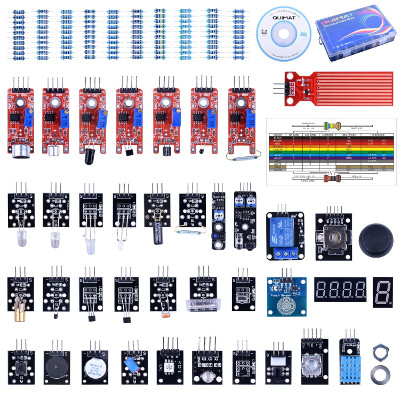 Quimat 2017 Update Version 39 Sensor Module,The Starter Kit Robot Projects for Arduino UNO R3 Raspberry Pi 3 2 Mega Due Nano Arduino 