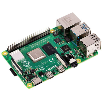 RASPBERRY PI 4 Modell B 4GB ARM-Cortex-A72 4X 1,50GHz, 4GB RAM, WLAN-AC, Bluetooth 5, LAN, 4X USB, 2X Micro-HDMI 