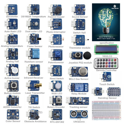 SunFounder Ultimate Sensor Kit for Arduino UNO R3 Mega2560 Mega328 Nano 