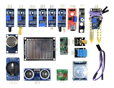 WINGONEER 16pcs Kit/lot Sensor Board Module per Arduino Raspberry Pi 3/2 Modello B
