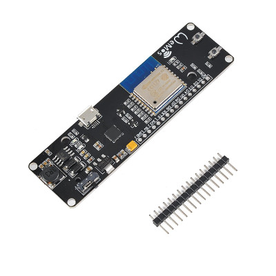 MakerHawk Wemos D1 Mini Modulo WiFi ESP WROOM 02 Scheda madre integrata ESP8266 e 18650 Slot per batteria compatibile con NodeMCU 