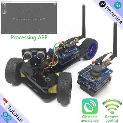 Freenove Three-wheeled Smart Car Kit for Arduino Enhanced 