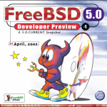 FreeBSD 4-CD set Photo
