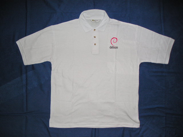 Debian Small Logo Polo Photo