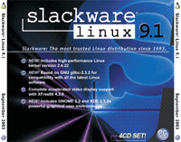 Slackware Official 4-CD Set Photo
